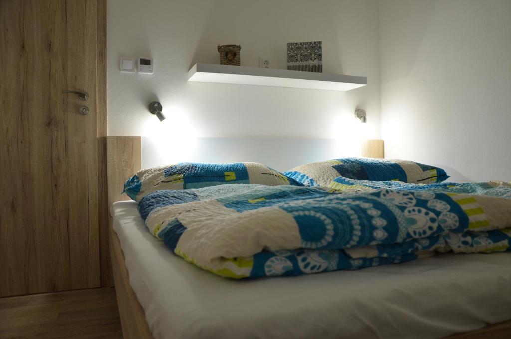 Postel nebo postele na pokoji v ubytování Pohoda Morava