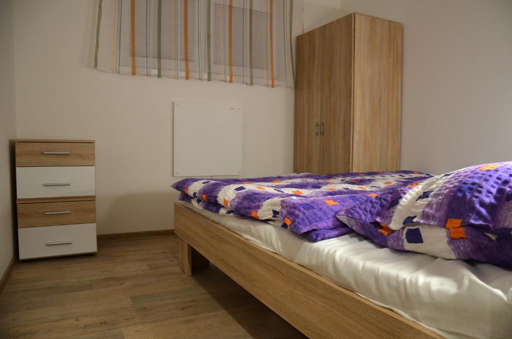 Postel nebo postele na pokoji v ubytování Pohoda Morava