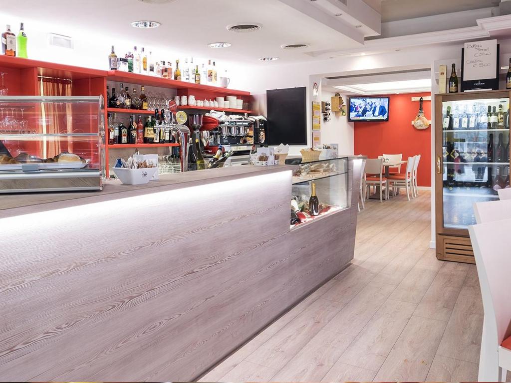 Lounge nebo bar v ubytování Affittacamere Prosciutti Picaron