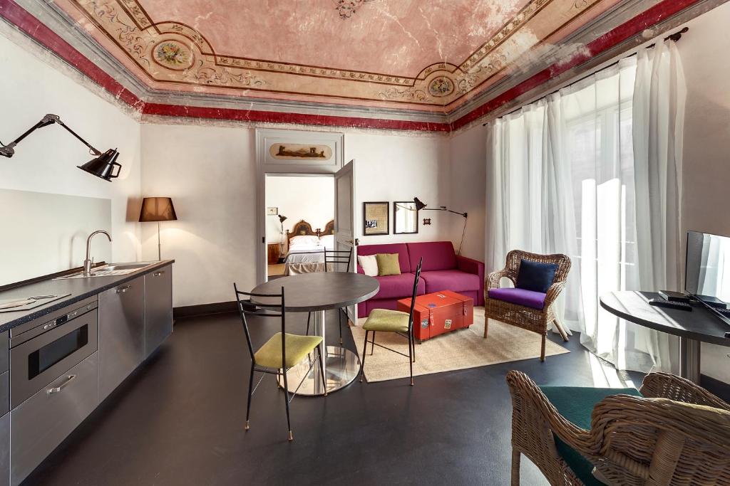 Kuchyň nebo kuchyňský kout v ubytování Palazzo Melfi