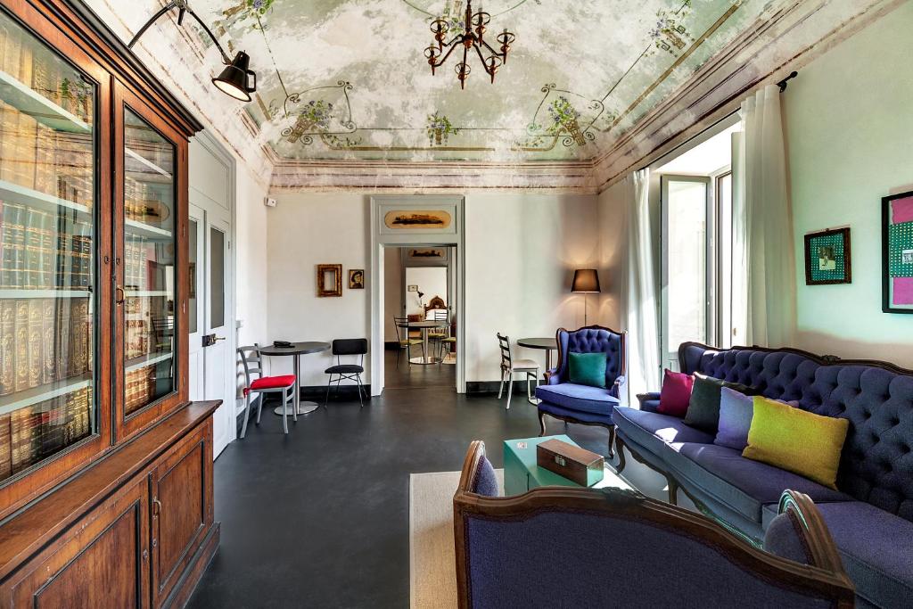 Posezení v ubytování Palazzo Melfi
