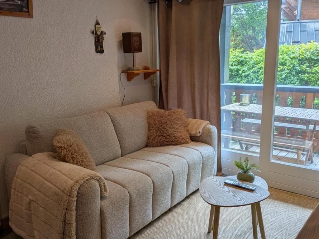 Appartement Cosy aux Gets - 4 pers, Balcon, Parking Privé, Proche Télécabines et Centre