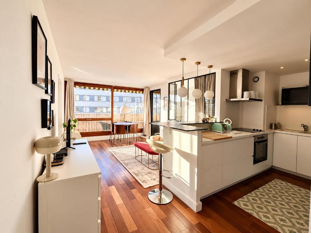 Charmant appartement rénové avec ascenseur et balcon Paris 14