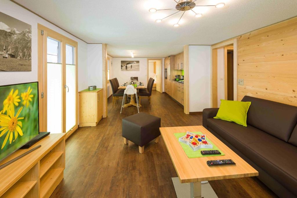 Posezení v ubytování B&B AZapartments Lunic