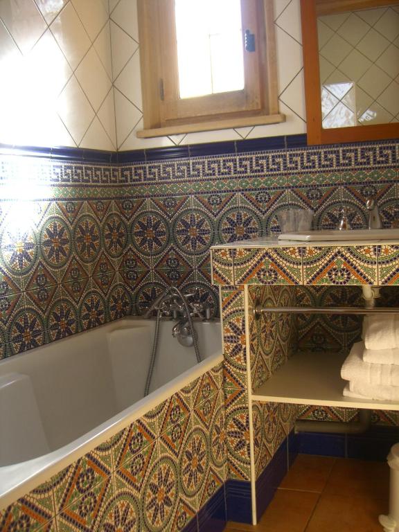 Koupelna v ubytování Auberge Les Myrtilles
