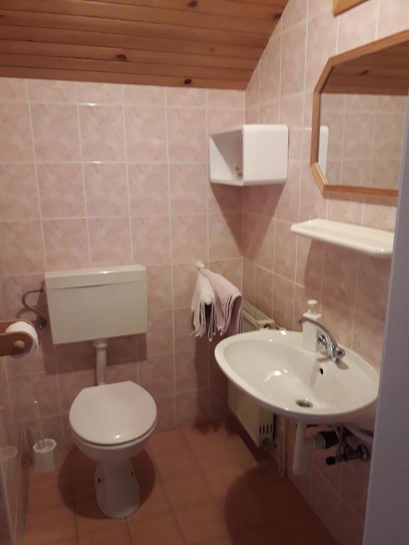 Koupelna v ubytování Rooms-Apartment Renata
