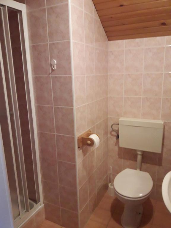 Koupelna v ubytování Rooms-Apartment Renata