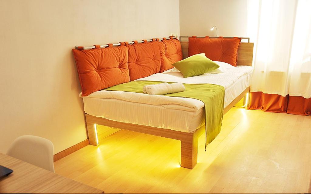 Postel nebo postele na pokoji v ubytování Boutique Hotel Avlabar