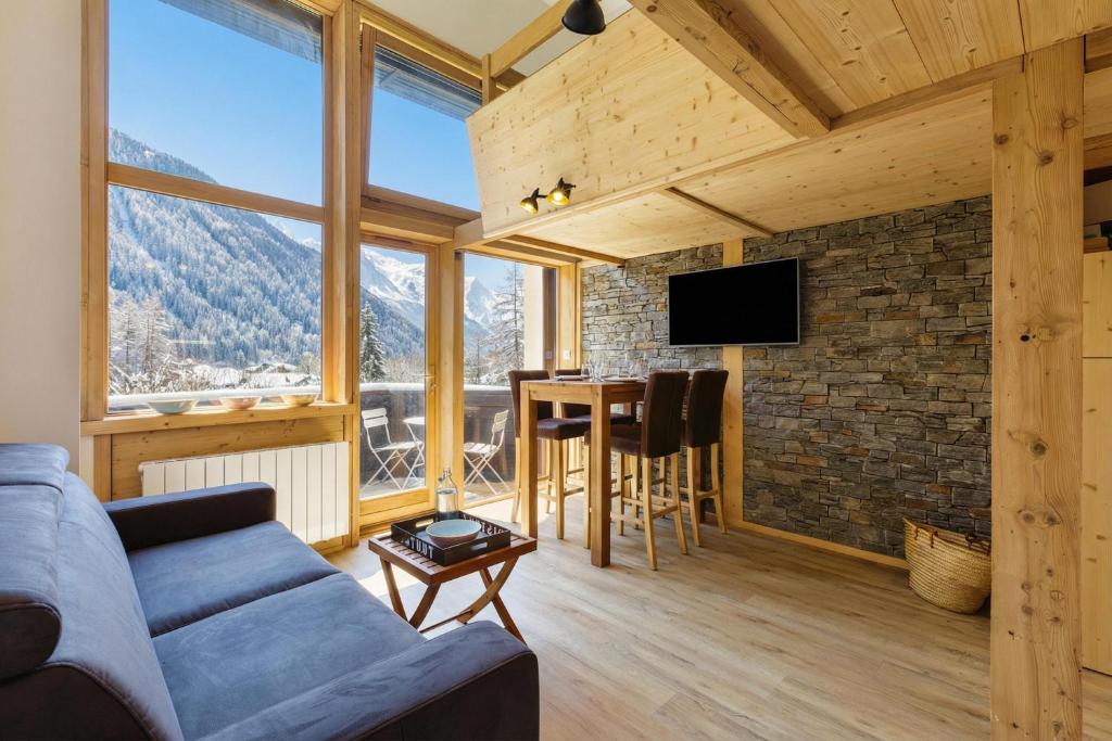 Grand Roc A217 from Slopes 150m, Mont-Blanc View, Parking & WiFi - Happy Rentals