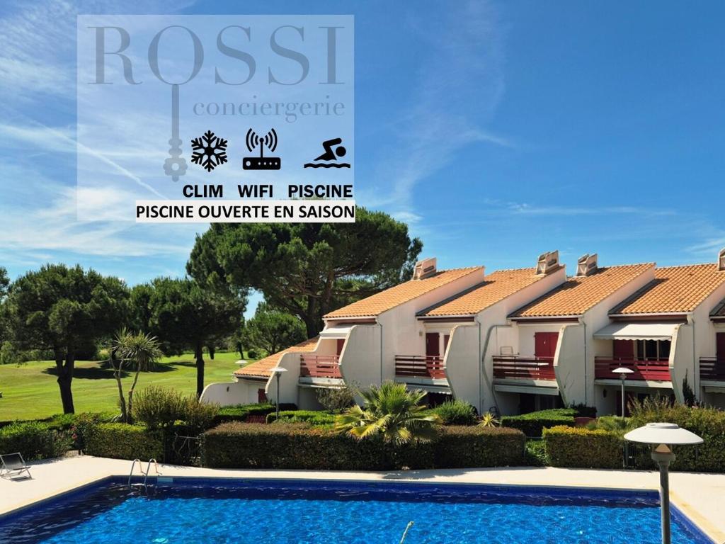 Duplex au bord du Golf, Piscine dans la résidence, Clim & Wifi - ROSSIconciergerie - Linge inclus