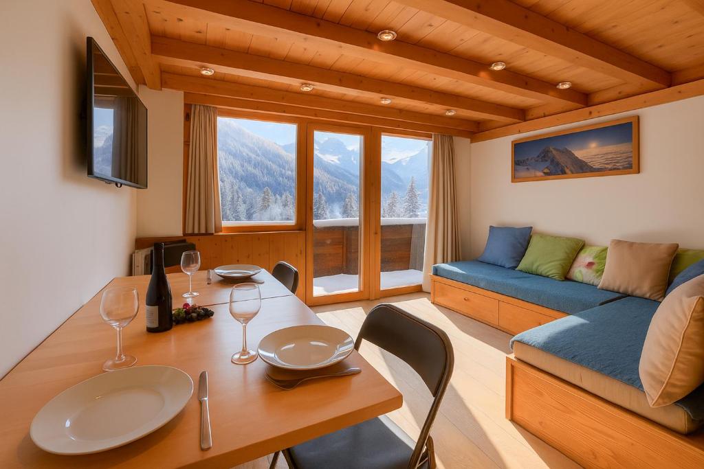 Grand Roc C317 - 280m from Slopes, Mont-Blanc View, Parking & WiFi - Happy Rentals