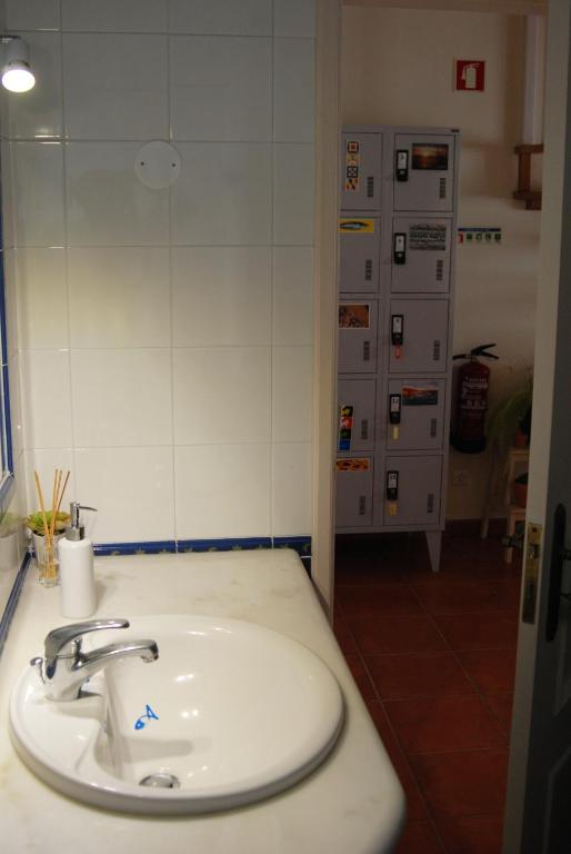 Koupelna v ubytování Hakuna Matata Hostel