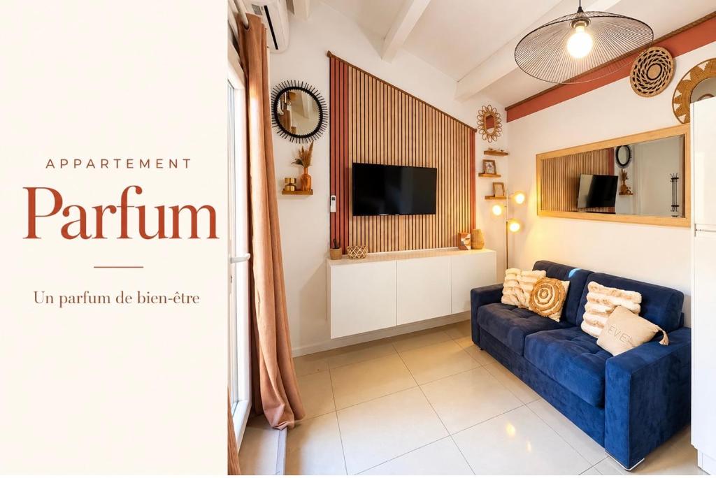 Studio Parfum terrasse clim parking privé