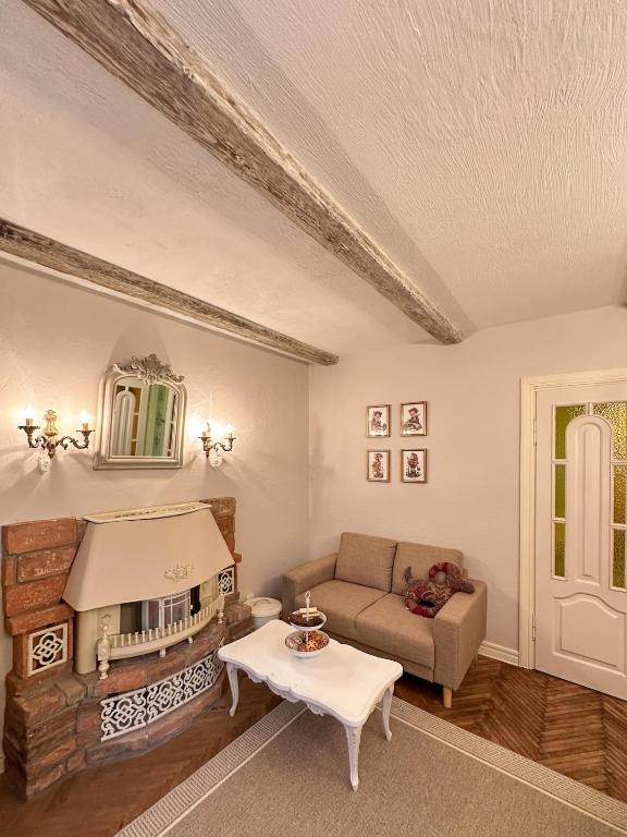 The villa style apartment is a cozy retreat