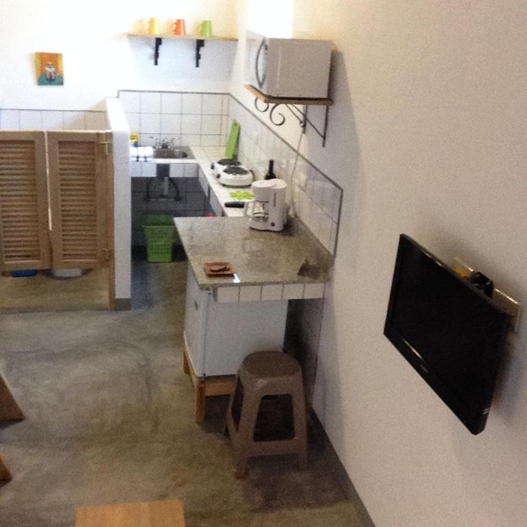Köök või kööginurk majutusasutuses Studio 22