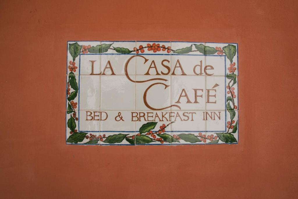 Certifikát, hodnocení, plakát nebo jiný dokument vystavený v ubytování La Casa de Cafe Bed and Breakfast