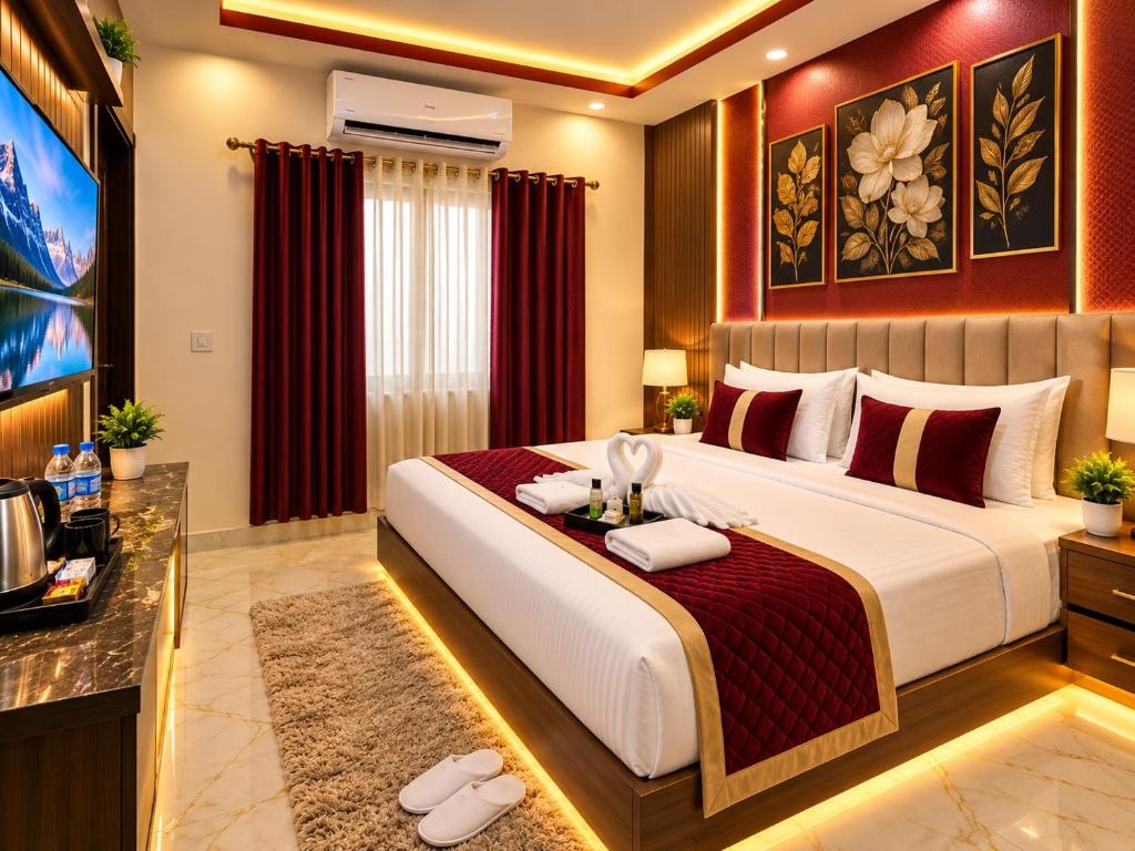 فضای داخلی Hotel Great BelMont Suites Near Delhi Airport - Free Airport Pickup & Drop در دهلی نو - تصویر ۳