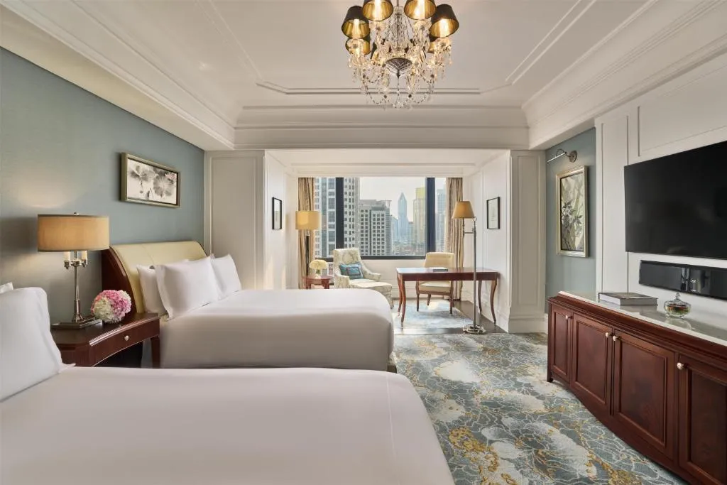 Deluxe Queen Room with Two Queen Beds and City View