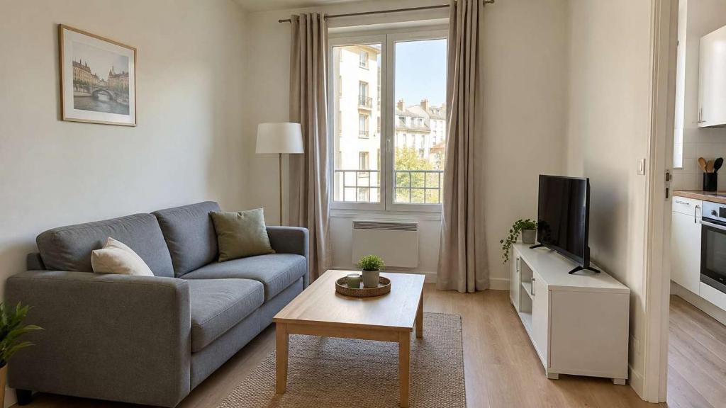 Chic Parisian Home Private Balcony Sleeps 6