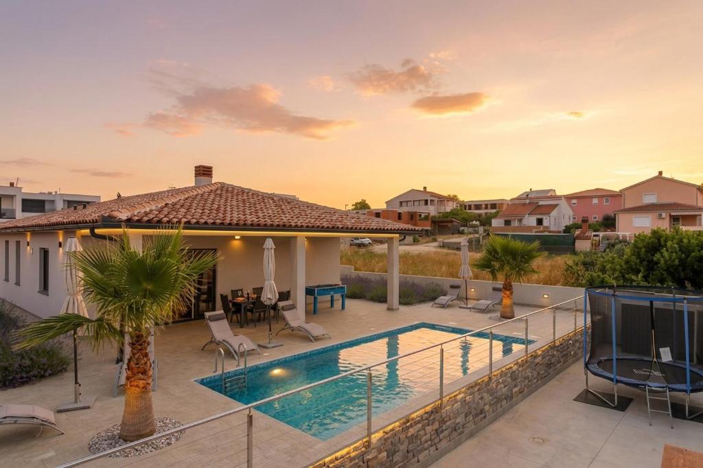 New modern villa Riz with private pool near the town center and beach by WiiBuk
