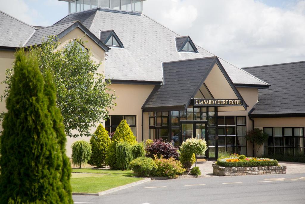 a front view of a hotel with a building at Clanard Court Hotel in Athy
