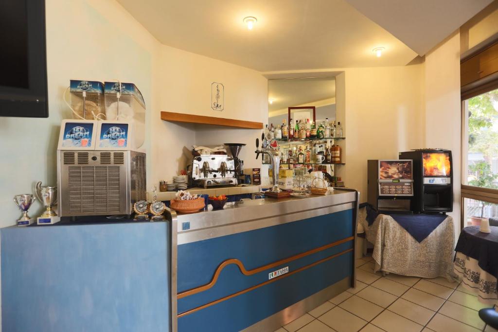 Kuchyň nebo kuchyňský kout v ubytování Hotel Domus Mea