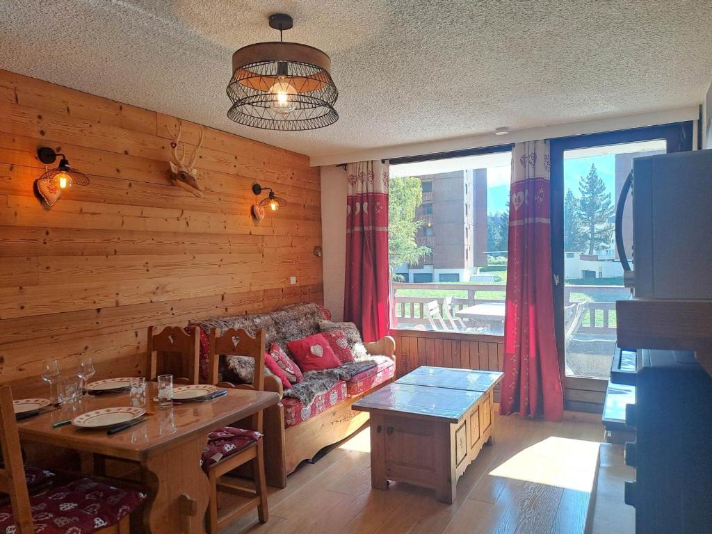 Studio 4 pers, balcon sud, Les Deux Alpes
