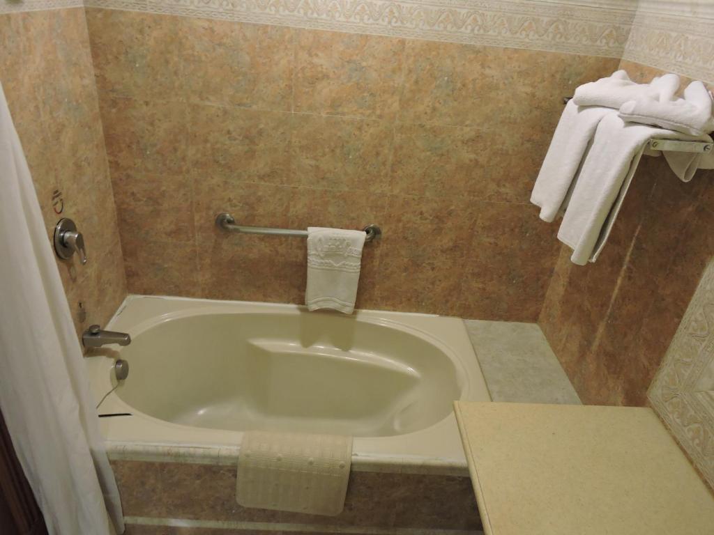 Koupelna v ubytování Hotel Quinta Cesar