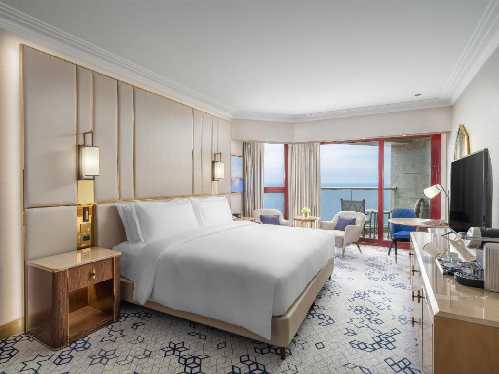 Sustainability certification Jeddah Hilton - エグゼクティブ キングルーム 海側ビュー付き - ラウンジアクセス付き