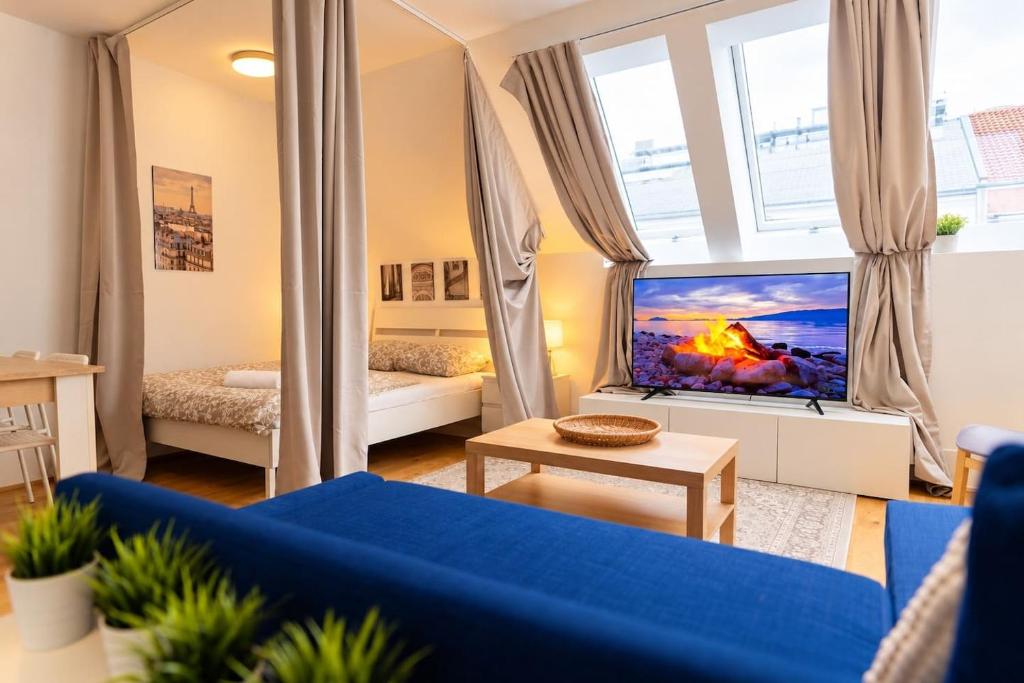 Deluxe 2-floor penthouse with terrace Praterstern