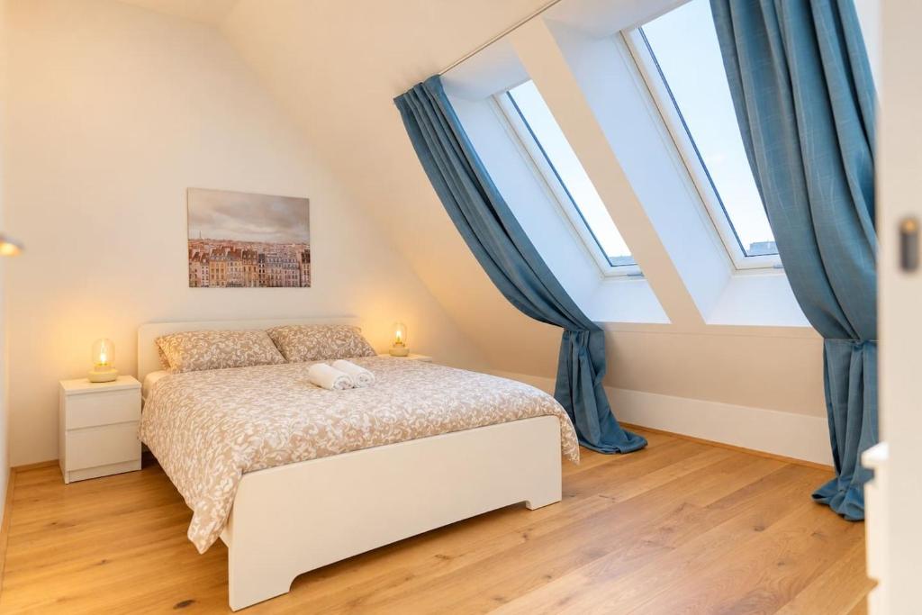 Luxury 3-room penthouse with AC and deck Praterstern