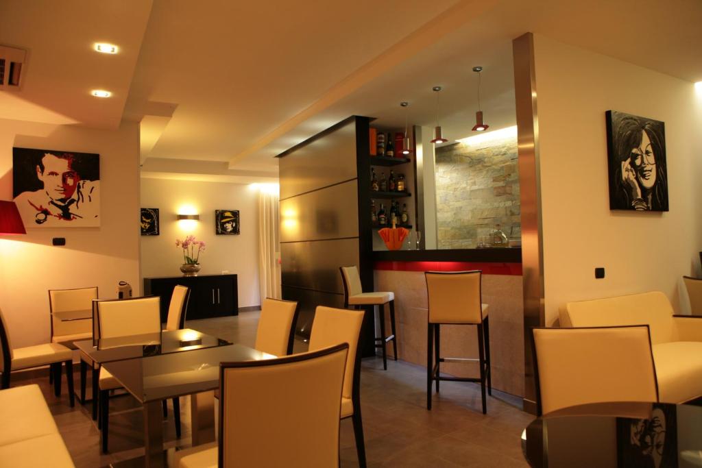 Posezení v ubytování Hotel Visagi