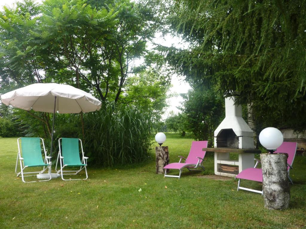 Zahrada ubytování Villa Rose