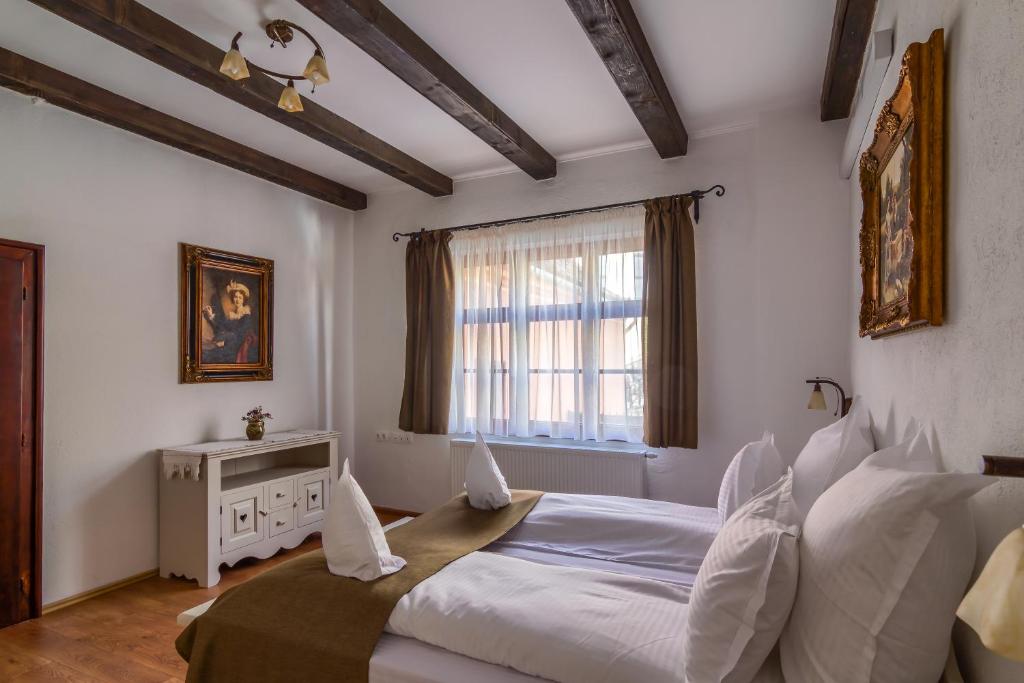 Postel nebo postele na pokoji v ubytování Taschler Haus
