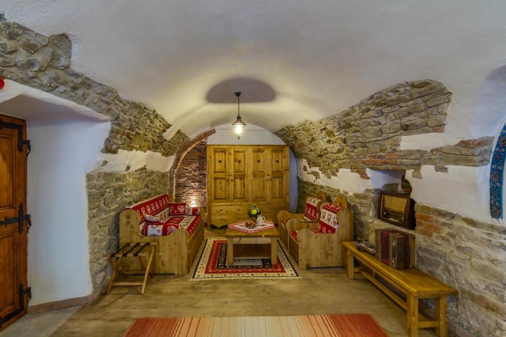 Posezení v ubytování Taschler Haus