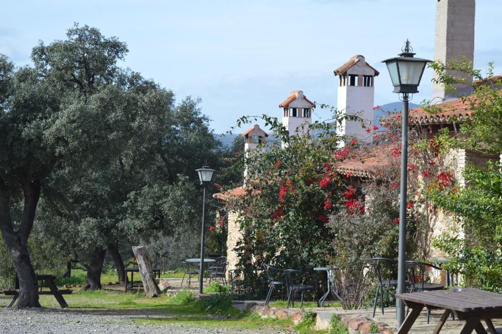 Jardín al aire libre en Finca Los Caleros