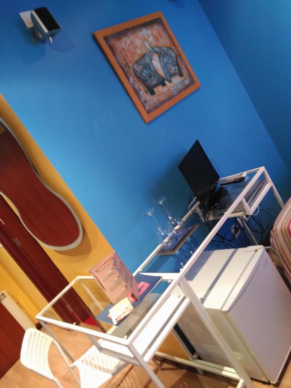 TV a/nebo společenská místnost v ubytování Hotel A. G. Porcillan