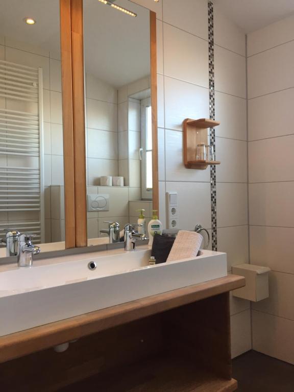 Koupelna v ubytování Haus Pirola Bensersiel