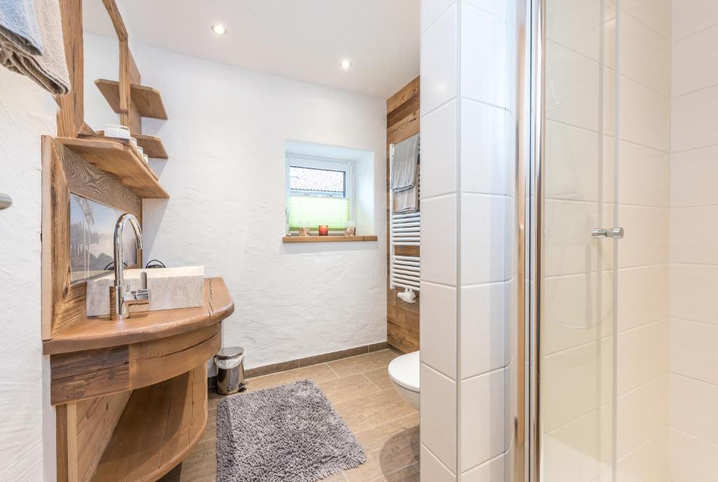 Kúpeľňa v ubytovaní Haus Mösenlechner