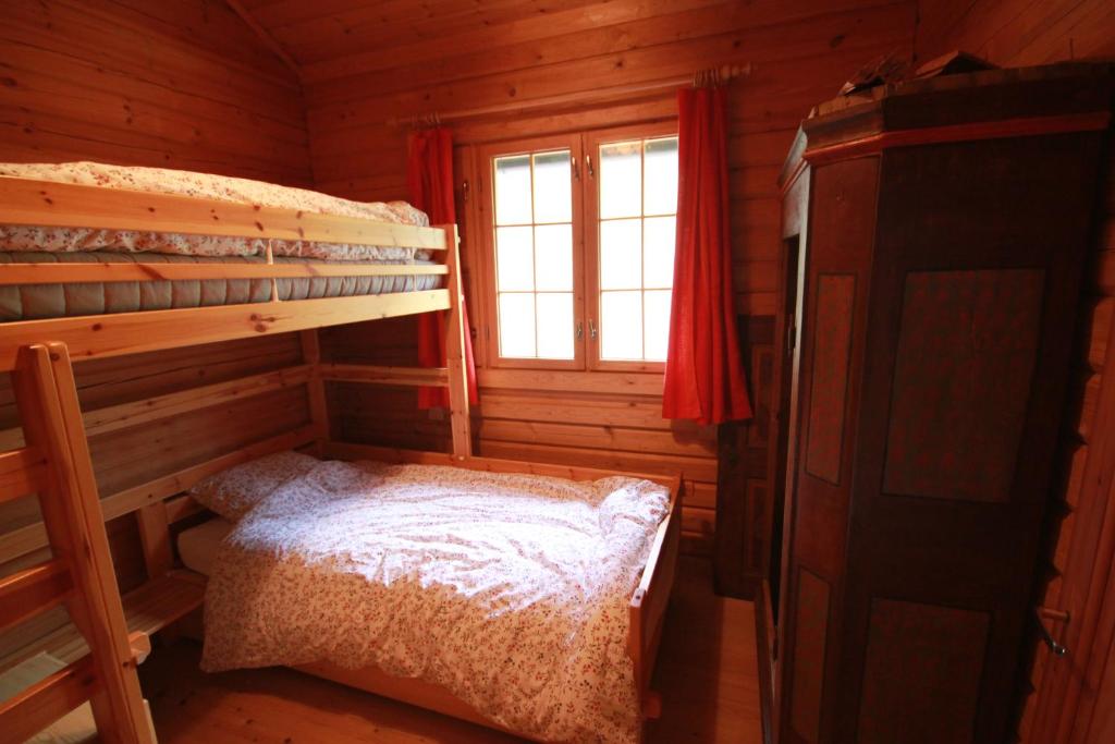 Postel nebo postele na pokoji v ubytování Ferienhaus Holzer Stressless