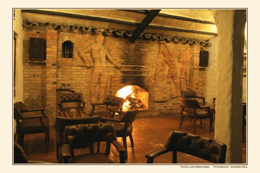 Posezení v ubytování Hotel Campestre Los Arrayanes