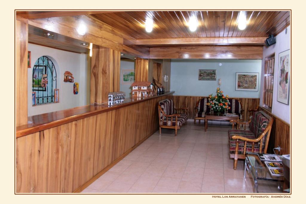 Posezení v ubytování Hotel Campestre Los Arrayanes