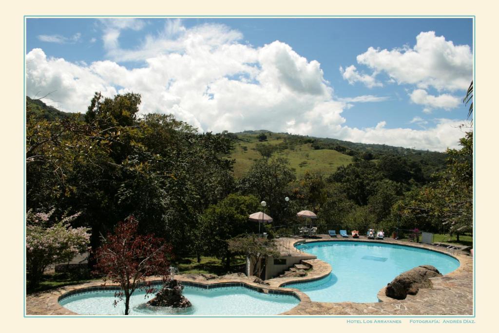 Bazén v ubytování Hotel Campestre Los Arrayanes nebo v jeho okolí