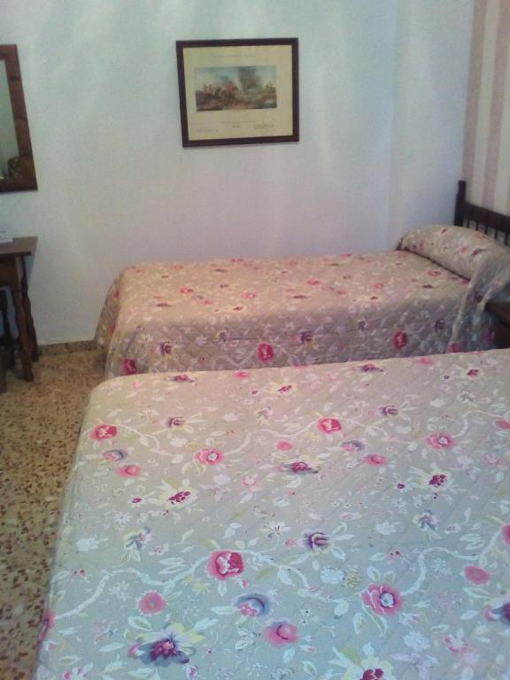 Postel nebo postele na pokoji v ubytování Hotel Andalucía