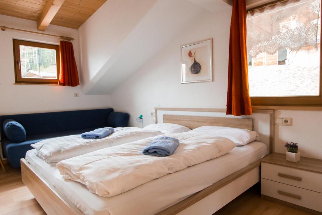 Ліжко або ліжка в номері Großstahlhof Mountain & Panorama View