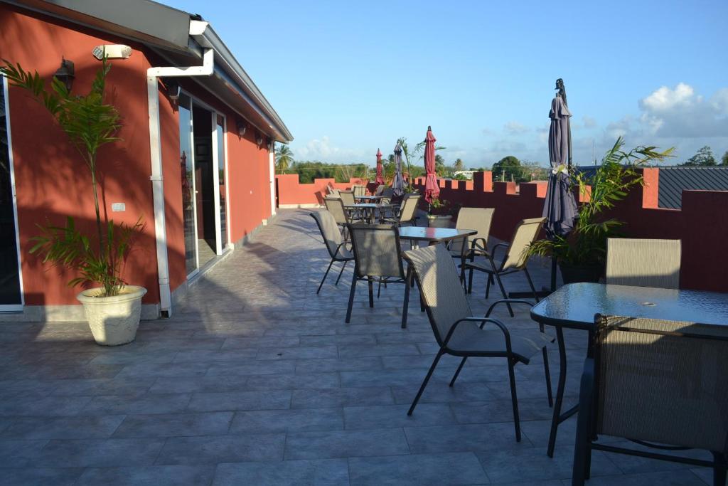 Balkón nebo terasa v ubytování Montecristo Inn