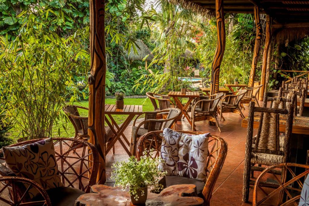 Zahrada ubytování Hotel Manavai