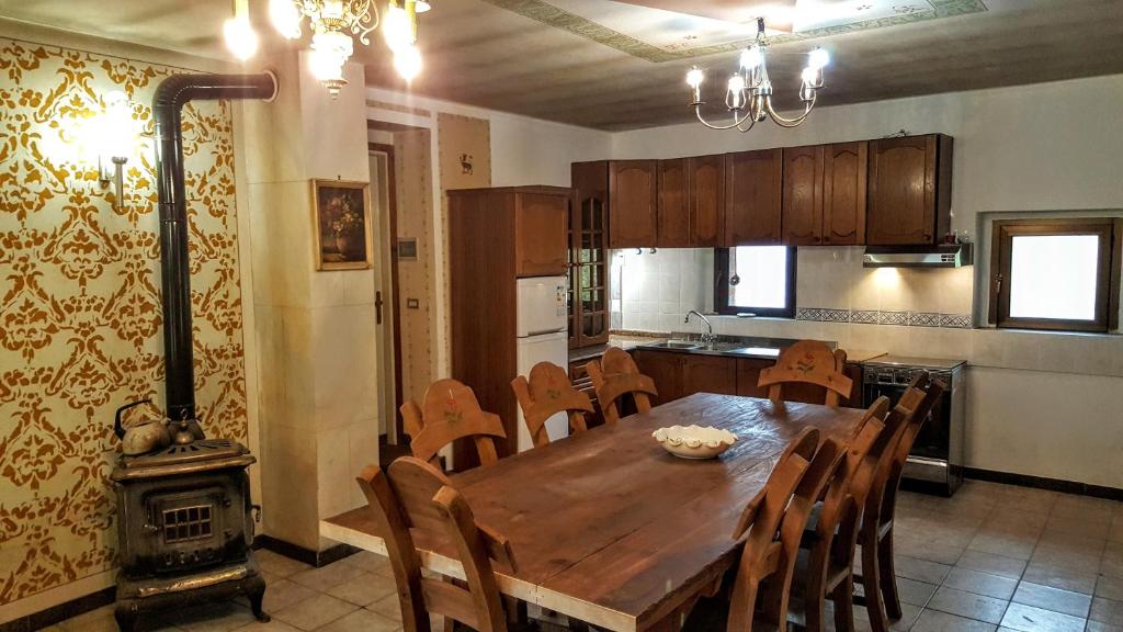 Kuchyň nebo kuchyňský kout v ubytování Casa Vecia