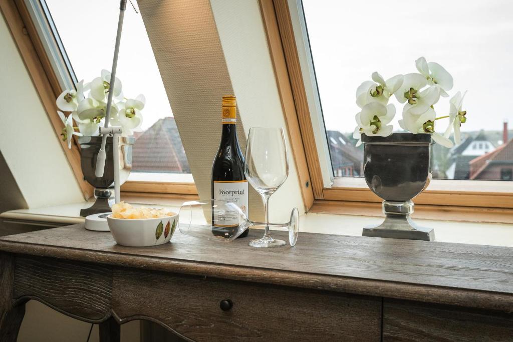 Nápoje v ubytování Landhaus Sylter Hahn