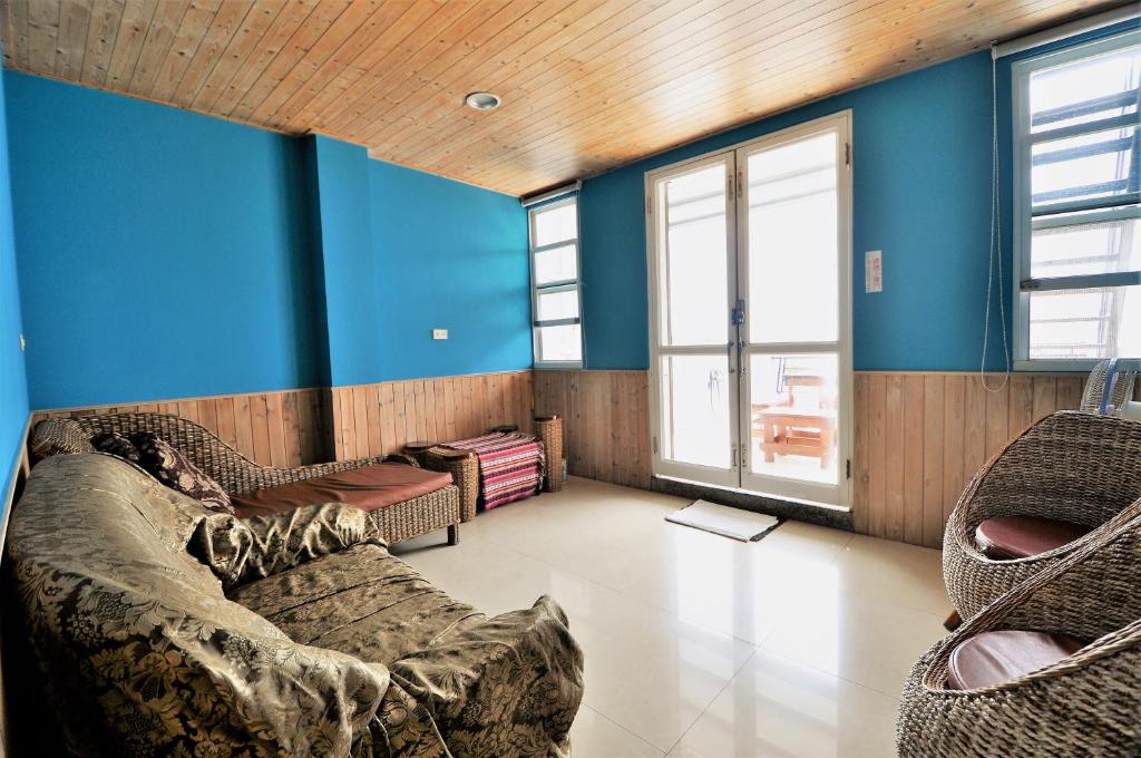Posezení v ubytování Tz Shin Resort Hostel